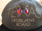 Nwot Texas Legislative Board State U s  Flag Politics Gray Black Flat Bill Cap