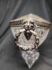 Early Silver Mounted Crystal Compote Hallmarked 