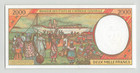 Central African States  Central African Republic 2000 Francs 2000 P-303fg Unc J6