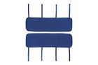 Everyday Kids 2 Piece Padded Baby Crib Rail Cover - Navy