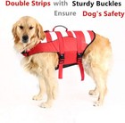 Fragralley High Visibility Dog Life Jacket Safety Swimming Rescue Vest