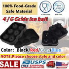 Round Ice Cube Ball Maker Tray Silicone Sphere Mold For Bar Whiskey Cocktails Us