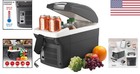 El 12v Portable Cooler Warmer - 6 Quart Compact Car Fridge For Travel