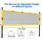 Portable Badminton volleyball Combo Set W net  Volleyball rackets   Shuttlecocks