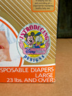 Vintage Ultra Pampers Diapers Plastic Disney Babies Micky Mouse P g Box Pack Lg