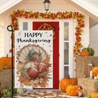 Happy Thanksgiving Garden Flag Turkey Football Welcome Small Flags For 