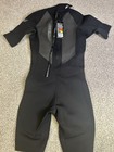 O neill Reactor Mens Back Zip Short Sleeve Wetsuit Black Rn 77131 Size S