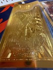 Goldback Leaf Foil Note card 1 100 Troy Oz Copper Flagg  32 Nba Dallas Mavericks