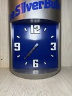 Vintage Coors Light Beer Can Silver Bullet Clock Sign Read
