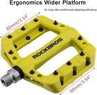 Rockbros Mtb Road Bike Nylon Pedals Lightweight Widen 9 16  Du Bearing Pedals