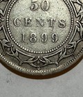 1899 Newfoundland Silver 50 Cents - Narrow 99