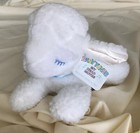 Vintage Eden Lamb Plush Baby Tunes Wind Up Musical Sleeping  Blue Bow Moves Tag