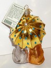 2016 - Raining Cats   Dogs - Old World Christmas Blown Glass Ornament New W tag