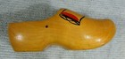 Old Hand Carved Painted Vintage Wood Dutch Holland 11  Wooden Shoe Clog