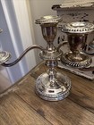 Gorham Sterling Silver Candelabra Pair  668 Weighted 2 Arm Vintage