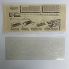 Vintage Craftaid Billfold Leather Template No  2680 Roses Floral
