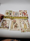 Lot Of 7 Vintage Antique Germany Victorian Greeting Cards