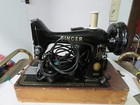 Vintage 1956 Singer Sewing Machine Model 99k  W  Foot Pedal And Carrying Case
