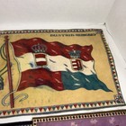 Antique 1910s Lot Of 6 Tobacco Cigar Felt Flags Flannel Mexico  Austria-hungary