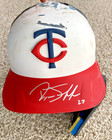 Ryan Jeffers 2023 Minnesota Twins Game Used Worn Batting Helmet Photomatched