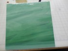 Green And White Wispy Opaque 4x7  Stained Glass Or 110 1 2  Mosaic Tiles
