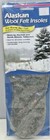 J t Foote Alaskan Winter Wool Felt Insoles  1 Pair - Pick Sizes From 7 - 13