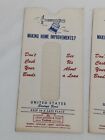 Vintage Union Savings   Trust Company Bond Envelope Set Of 3 Advertising 