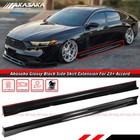 For 23-26 Honda Accord 11th Gen Akasaka Gloss Black Add On Side Skirt Extensions
