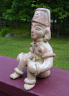 Pre Columbian Style Mayan Inca Aztec Pottery Figure