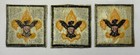 3 1962-1971 Bsa Boy Scout Tenderfoot Rank Patches   Fine Twill - Paste Back