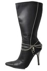 New Women Silver Boot Chain Anklet Bracelet Heel Shoe Skull Charm Skeleton Bling