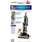 Bissell Powerforce Helix Turbo Rewind Pet  Upright Vacuum  Black   Green