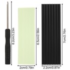 M 2 Heatsink  Aluminium Alloy M 2 Heatsink With Thermal Silicone Pad Premium