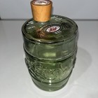 Farias Tequila Glass Barrel Bottle  Great Bar Topper  Perfect Bottle To Refill