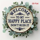 2d Rustic Metal Welcome Sign Vintage Iron Wall Art Perfect Decor   Ideal Gifts