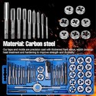 80 Pcs Tap And Die Set In Metric Sizes Standard With Coarse Fine Thread