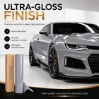 Gloss Grey Vinyl Wrap For Cars  1 X 5 Ft  Air Release Gloss Grey 1 5ft