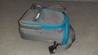 Vintage Ambico Camera Carrying Case Bag W  Strap Gray   Teal