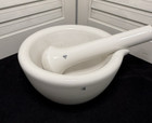 Vintage Large 1920 s Coors Usa Apothecary Porcelain Mortar   Pestle Set