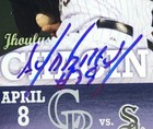 Chicago White Sox Jose Abreu Signed First Homerun Full Unused Ticket Jsa