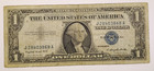 Lot Of Three Series 1957a  1 Silver Certificate Blue Seal Notes