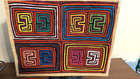 Hand-stitched Colorful Panama Mola Fair Trade Latin American Textile Art Lg Tote