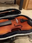 Excellent Condition Maestro Violin  1 2 Size Hard Case  Bow  And Violin 