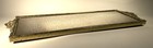 Vintage Ornate Filigree Gold Tone Metal Frame Rectangle Vanity Tray Mirror