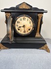 Antique C 1909 Waterbury Donovan Alarm Mantle Clock