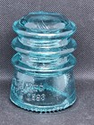 Hemingray Aqua Blue Glass Insulator Patented May 2  1893 Excellent Condition