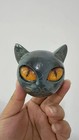 Black Cat Figurine Luxury Black Cat Stone Like Sculpture Ornaments Black
