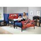 Toddler 3d Disney Cars Sturdy Plastic Steel Frame Bed Headboard For Children