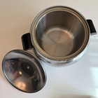 West Bend Penguin Chrome Hot Cold Server Ice Bucket Bakelite Handles Mcm Vintage