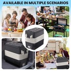 52 Quart Electric Cooler Fridge Freezer 12v 24v Dc 110 240v Ac For Vehicles